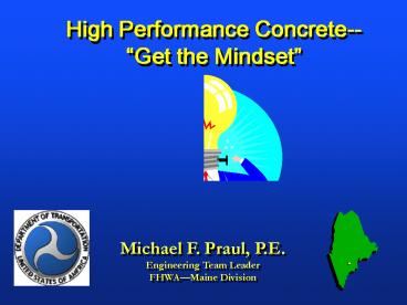 High Performance Concrete-- 