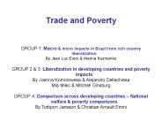 Trade and Poverty
