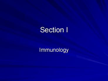Immunology