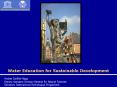 Water Education for Sustainable Development PowerPoint PPT Presentation