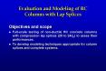 Evaluation and Modeling of RC Columns with Lap Splices PowerPoint PPT Presentation