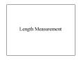 Length Measurement PowerPoint PPT Presentation
