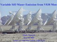 Variable SiO Maser Emission from V838 Mon