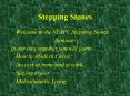 Stepping Stones PowerPoint PPT Presentation