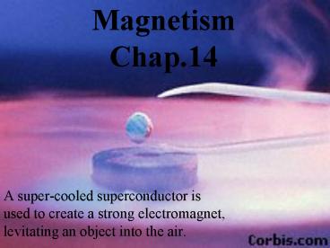 Magnetism Chap'14