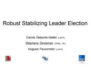 Robust Stabilizing Leader Election