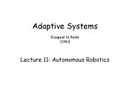 Adaptive Systems Ezequiel Di Paolo COGS