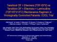 Tenofovir DF   Efavirenz (TDF EFV) vs Tenofovir DF   Efavirenz   Lamivudine (TDF EFV 3TC) Maintenance Regimen in Virologically Controlled Patients: COOL Trial PowerPoint PPT Presentation