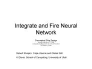 Integrate and Fire Neural Network