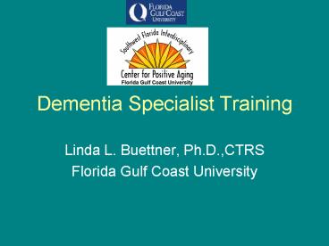 Dementia Specialist Training