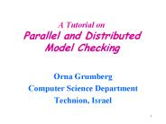 A Tutorial on Parallel and Distributed Model Checking