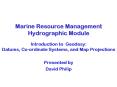 Marine Resource Management Hydrographic Module PowerPoint PPT Presentation