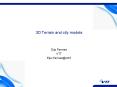 3D Terrain and city models PowerPoint PPT Presentation