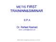 METIS FIRST TRAININN PowerPoint PPT Presentation