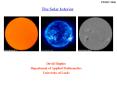 The Solar Interior PowerPoint PPT Presentation
