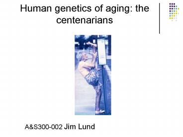 Human genetics of aging: the centenarians