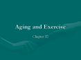 Aging and Exercise PowerPoint PPT Presentation