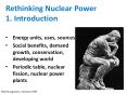 Rethinking Nuclear Power 1. Introduction PowerPoint PPT Presentation