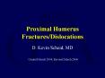 Proximal Humerus FracturesDislocations PowerPoint PPT Presentation