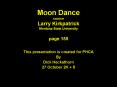 Moon Dance source Larry Kirkpatrick Montana State University page 155 PowerPoint PPT Presentation