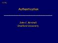 Authentication PowerPoint PPT Presentation