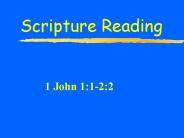 Scripture Reading