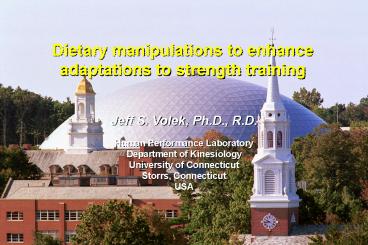 Jeff S' Volek, Ph'D', R'D'