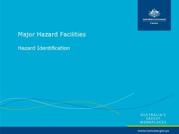 Major Hazard Facilities Hazard Identification