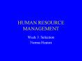 HUMAN RESOURCE MANAGEMENT PowerPoint PPT Presentation