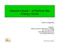 Passive House  PowerPoint PPT Presentation