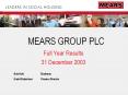 MEARS GROUP PLC PowerPoint PPT Presentation