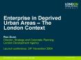 Enterprise in Deprived Urban Areas The London Context PowerPoint PPT Presentation