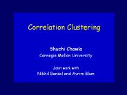 Correlation Clustering