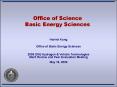 Office of Science Basic Energy Sciences PowerPoint PPT Presentation