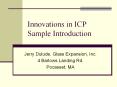 Innovations in ICP Sample Introduction PowerPoint PPT Presentation