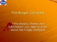 The Kroger Company PowerPoint PPT Presentation