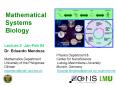 Mathematical Systems Biology PowerPoint PPT Presentation