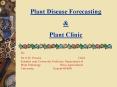 Plant Disease Forecasting PowerPoint PPT Presentation