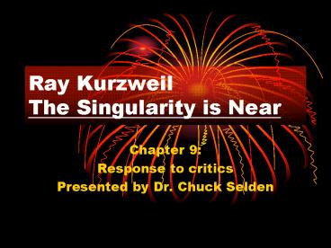 Ray Kurzweil The Singularity is Near