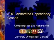 ADG: Annotated Dependency Graphs