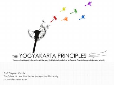 Prof. Stephen Whittle