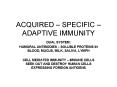 ACQUIRED SPECIFIC ADAPTIVE IMMUNITY PowerPoint PPT Presentation