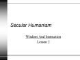 Secular Humanism PowerPoint PPT Presentation