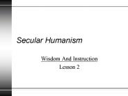 Secular Humanism