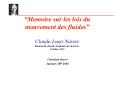 Memoire sur les lois du mouvement des fluides ClaudeLouis Navier Read at the Royale Academie des Sci PowerPoint PPT Presentation