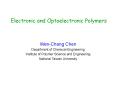 Electronic and Optoelectronic Polymers PowerPoint PPT Presentation