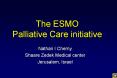 The ESMO Palliative Care initiative PowerPoint PPT Presentation