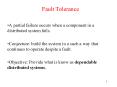 Fault Tolerance PowerPoint PPT Presentation