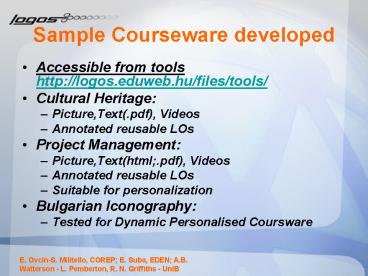 presentation player overlay