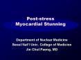 Poststress Myocardial Stunning PowerPoint PPT Presentation